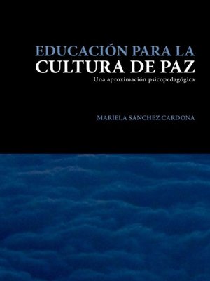 cover image of Educación para la cultura de paz